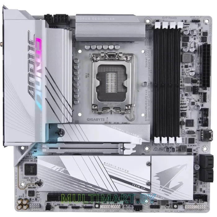 Материнская плата Gigabyte B760M Aorus Elite X AX (rev. 1.2)